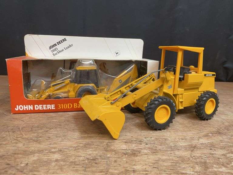 (2) John Deere Wheel Loader + Backhoe Ertl image
