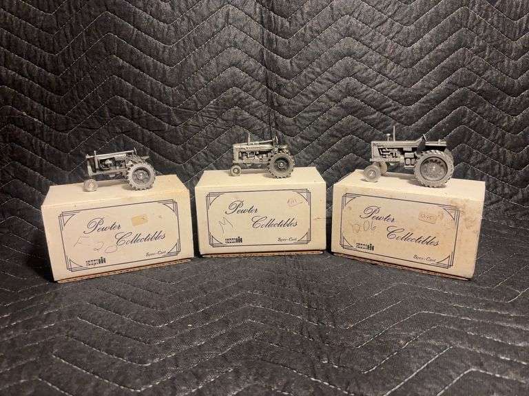 (3) 1/43 Pewter Farmall F-20, M, and 1206 SC image