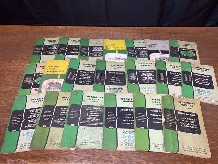(20) John Deere Cultivator Manuals image