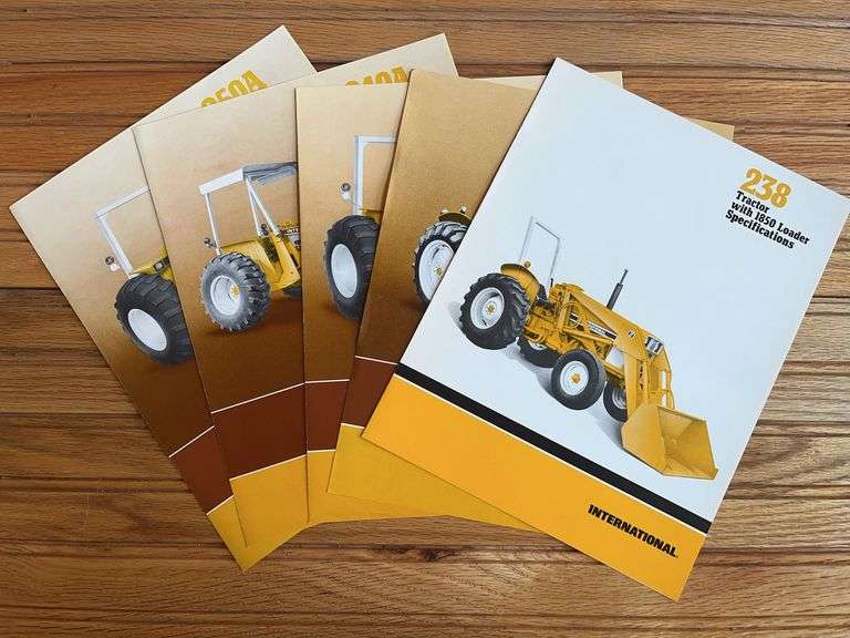 (5) IH Industrial Tractor Sales Literature image