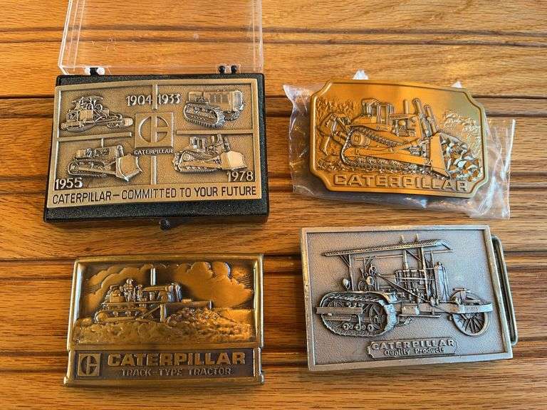 (4) Caterpillar Belt Buckles image