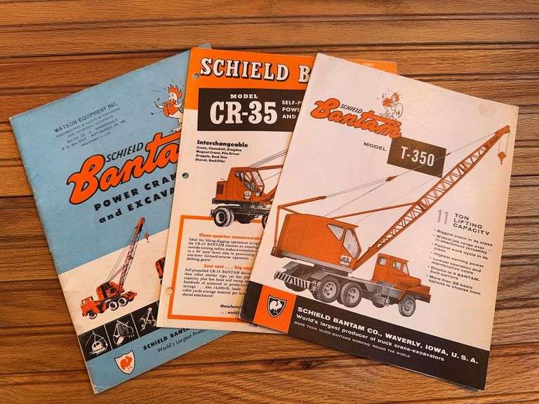 (3) Schield Bantam Sales Literature image