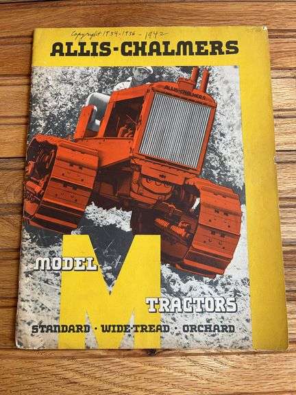 Allis-Chalmers M Crawler Sales Literature image