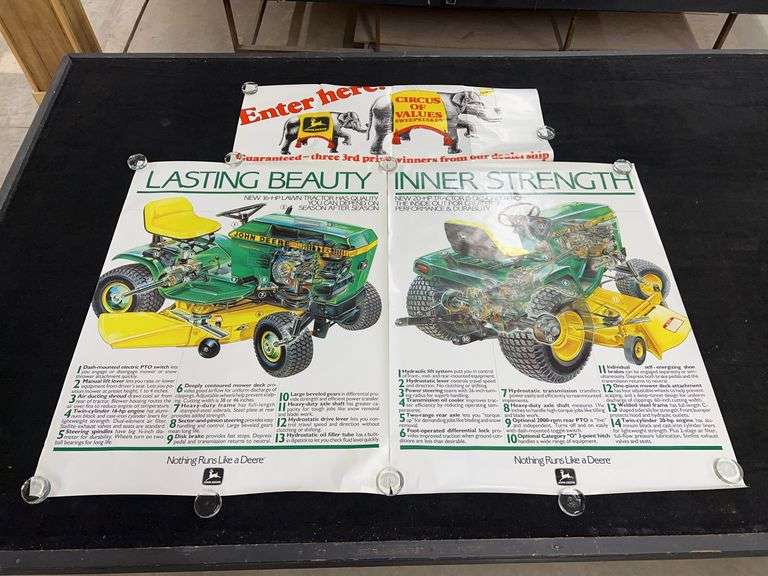 (3) John Deere Posters image