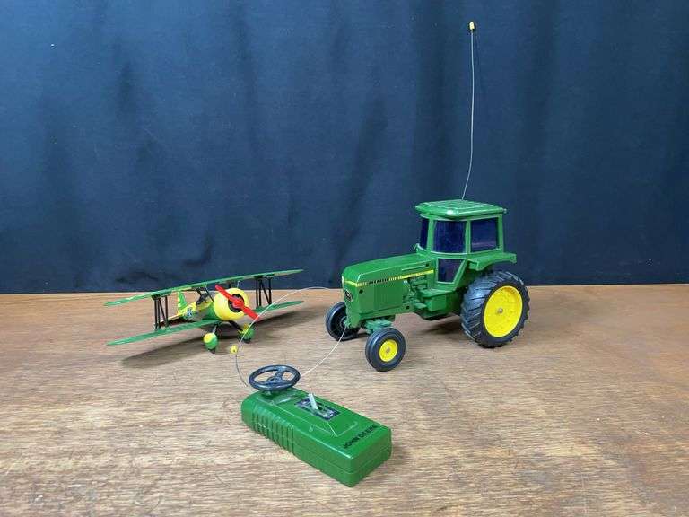(2) John Deere Airpland and RC Tractor image