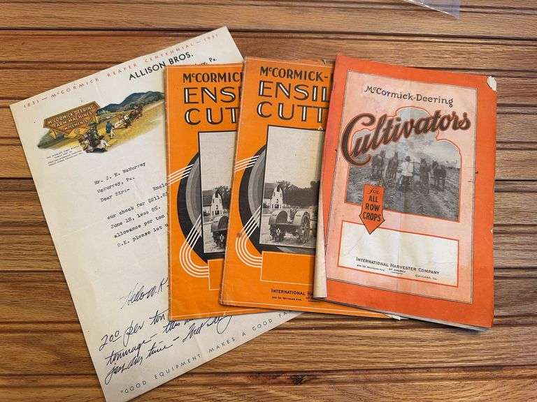 (4) McCormick-Deering Sales Literature image