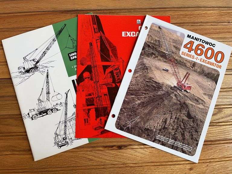 (3) Link-Belt + Manitowoc Sales Literature image