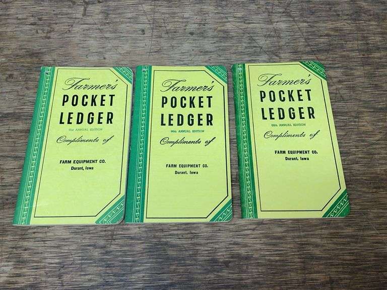 (3) John Deere Pocket Ledgers image