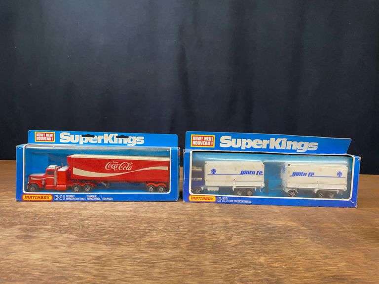 (2) Matchbox Super Kings Trucks NIB image