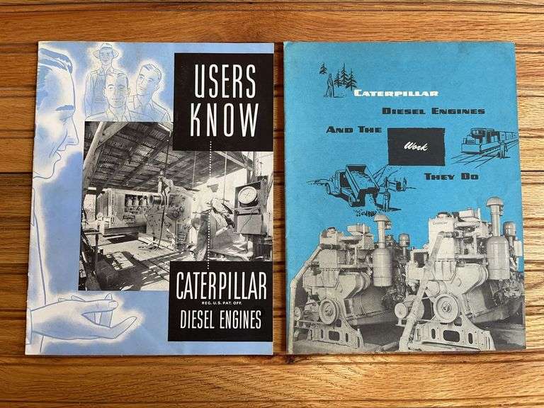 (2) Caterpillar Engine Sales Literature image