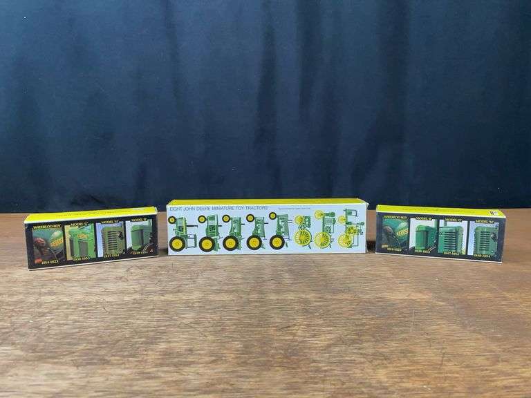 (3) 1/64 John Deere Tractor Sets NIB Ertl image