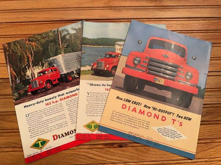 (3) Diamond T Truck Sales Literature image