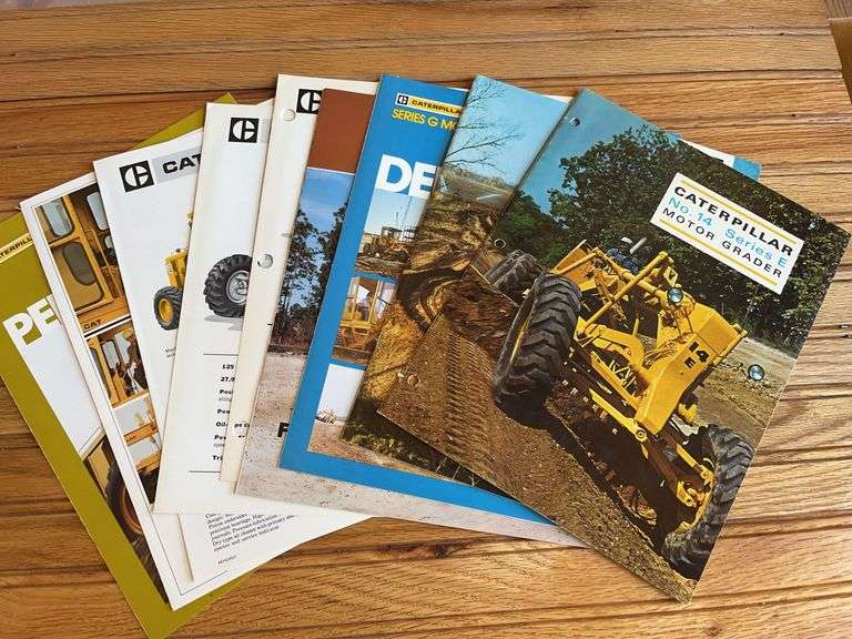 (9) Caterpillar Motor Grader Sales Literature image