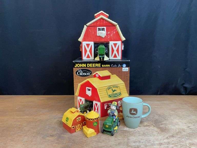 John Deere Cookie Jar, Mug, Shakers image