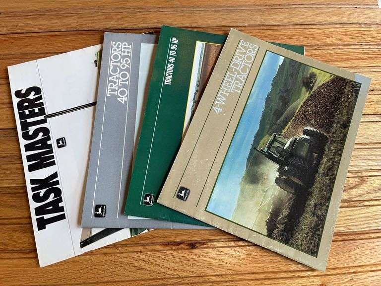 (4) John Deere Tractor Sales Literature image