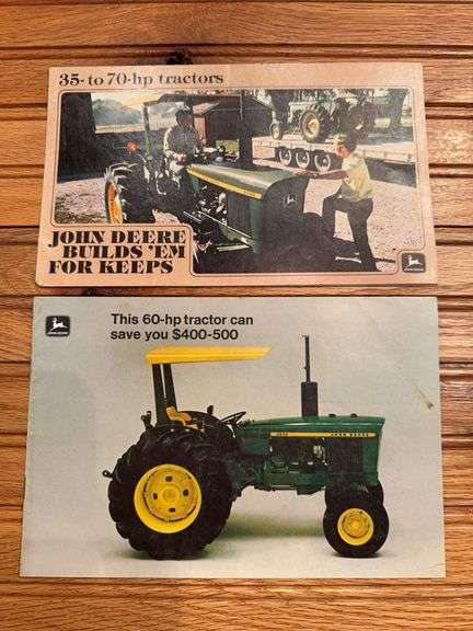 (2) John Deere Tractor Sales Literature image
