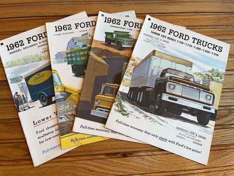 (4) 1962 Ford Truck Sales Literature image
