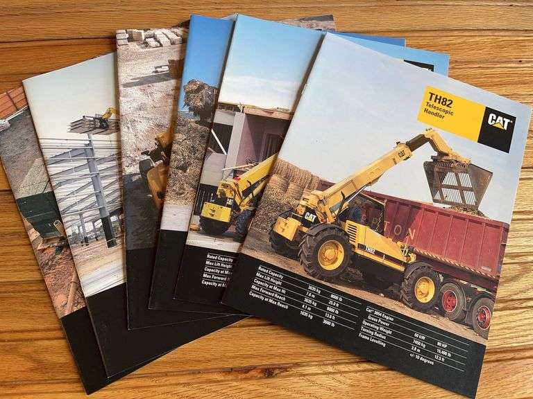 (6) Caterpillar Tele Handler Sales Literature image