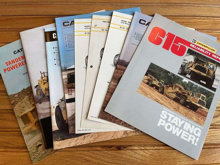 (9) Caterpillar Scrapper Sales Literature image