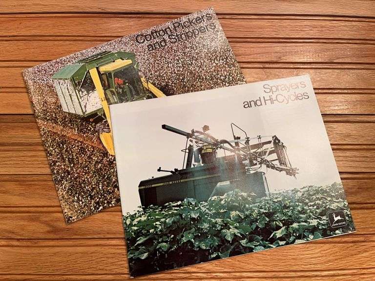 (2) John Deere Hi-Cycles + Cotton Pickers Sales Literature image