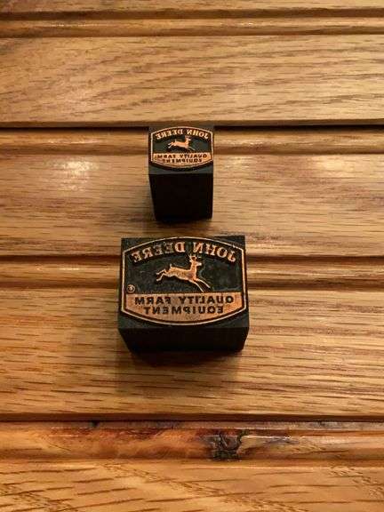 (2) John Deere Printer Blocks image