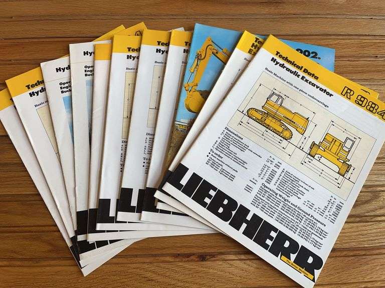 (11) Liebherr  Excavator Sales Literature image