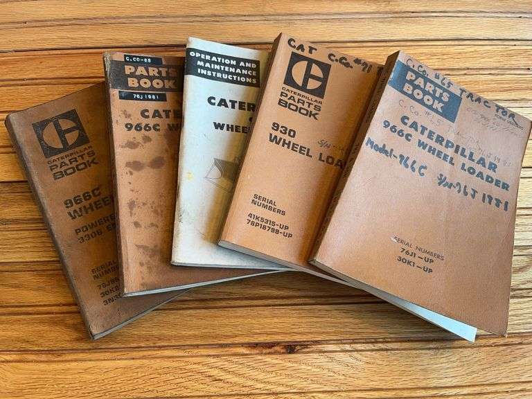 (5) Caterpillar Wheel Loader Manuals image