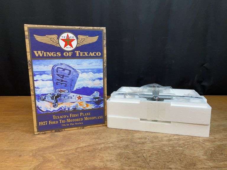 Texaco 1927 Ford Tri-Motored Airplane NIB Ertl image