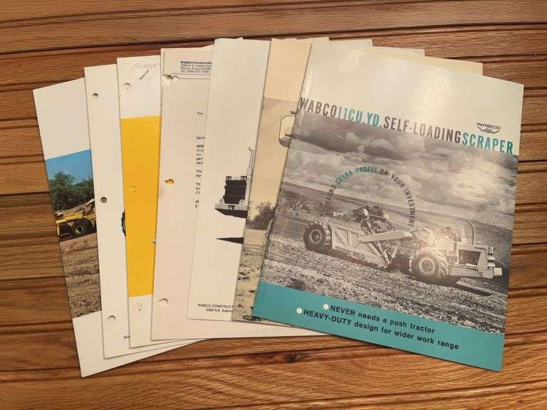 (10) WABCO Scrapper Sales Literature image