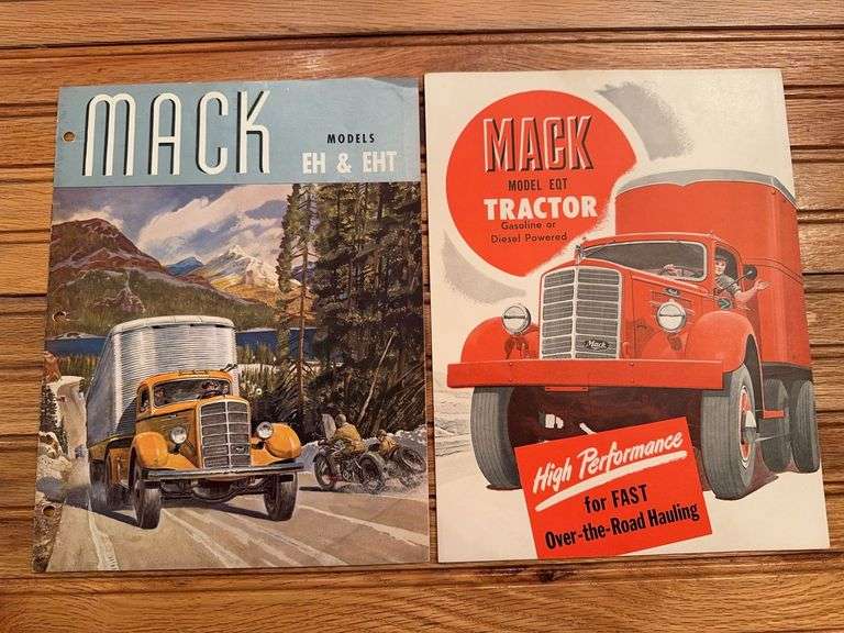 (2) Mack Truck Sales Literature image