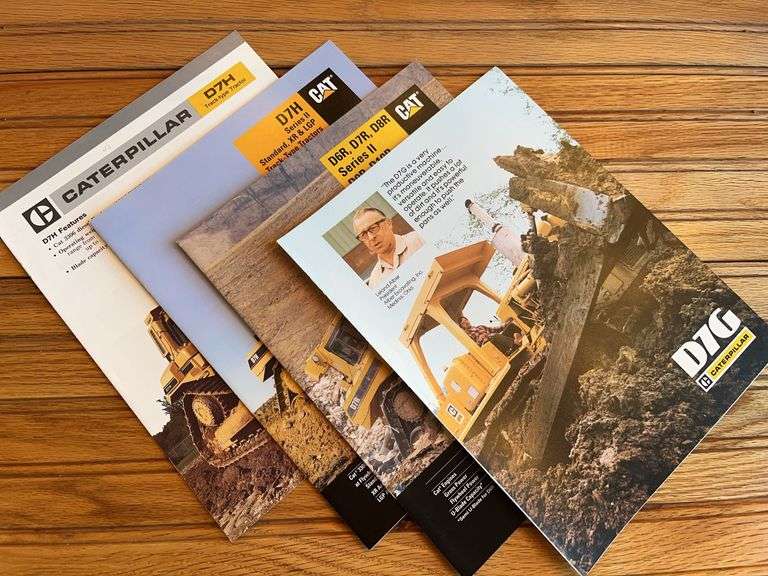 (4) Caterpillar Crawler Sales Literature image