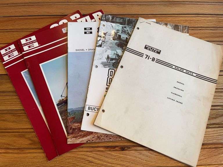 (5) Bucyrus-Erie Sales Literature image