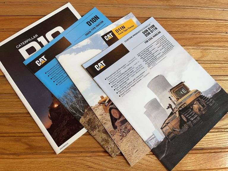 (4) Caterpillar Crawler Sales Literature image