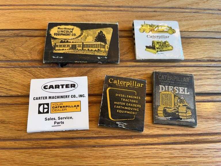 (5) Caterpillar Matchbooks image