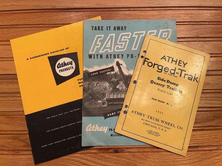 (3) Athey Sales Literature + Parts List image