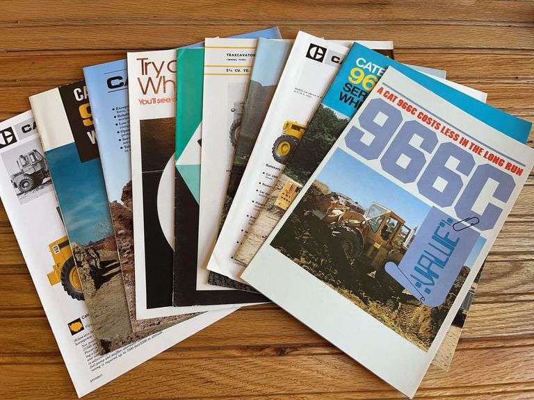 (10) Caterpillar Wheel Loader Sales Literature image
