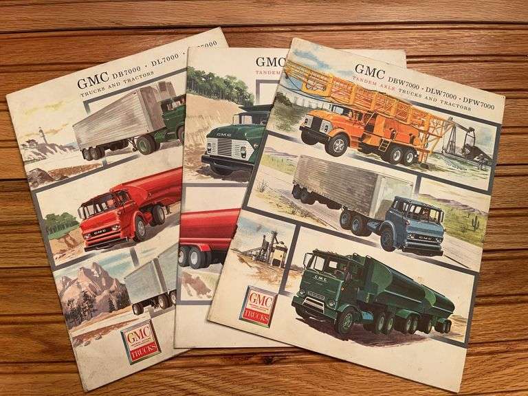 (3) GMC Truck Sales Literature image
