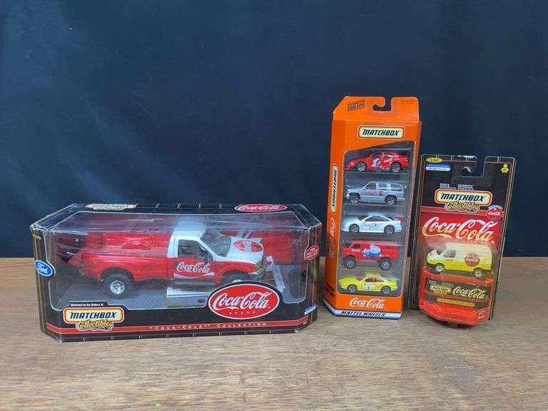 (3) Coca-Cola NIB Matchbox image