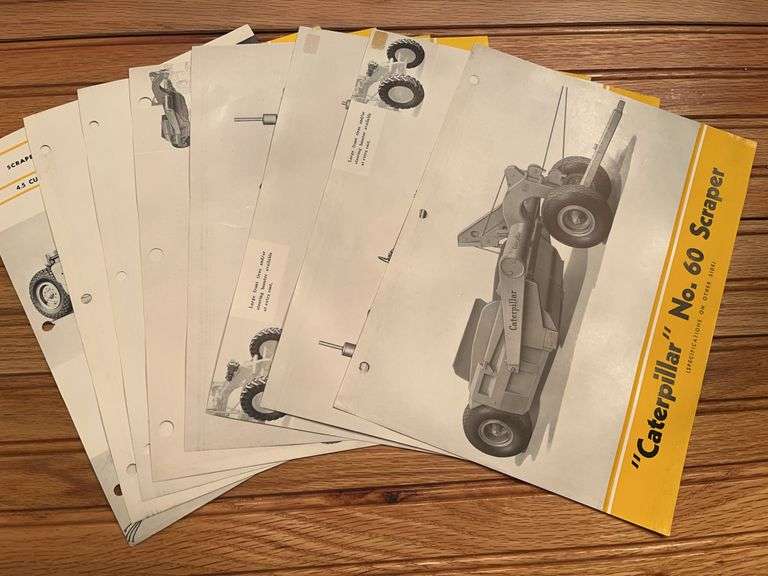 (8) Caterpillar Spec Sheets image
