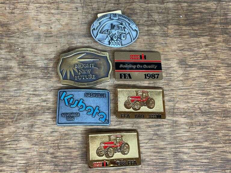 (6) Case-IH + Kubota Belt Buckles image