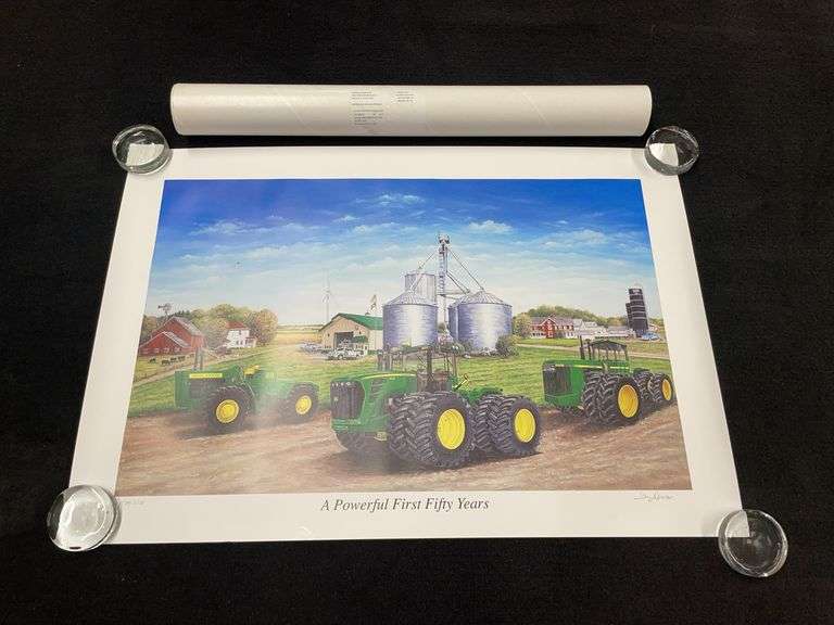 John Deere "A Powerful First Fifty Years" Print image