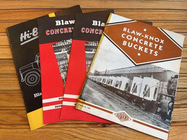 (4) Blaw-Knox Sales Literature image