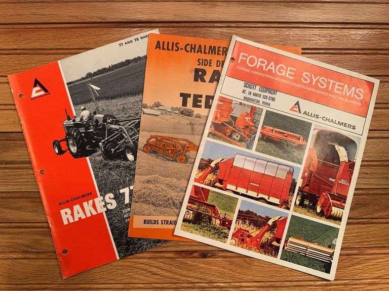 (3) Allis-Chalmers Implement Sales Literature image