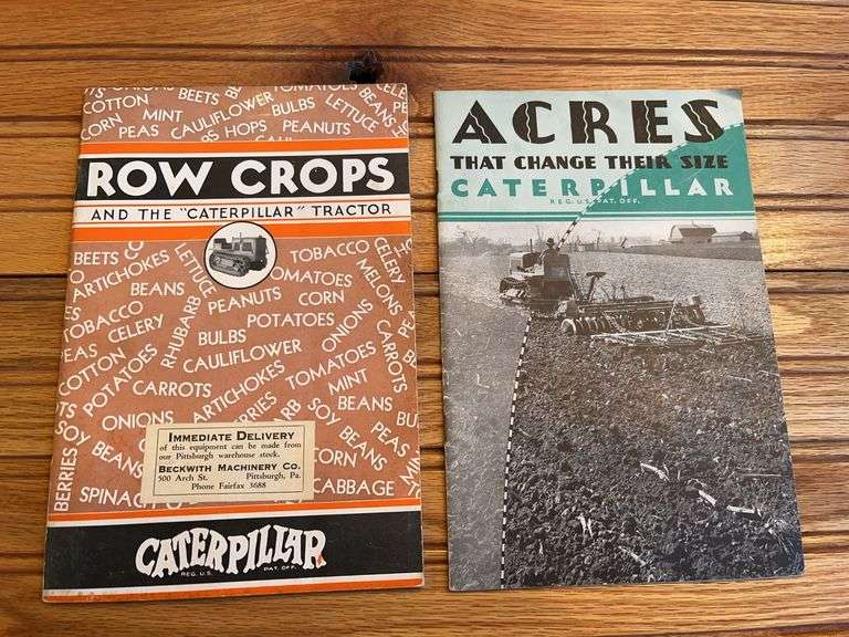 (2) Caterpillar Farming Sales Literature image