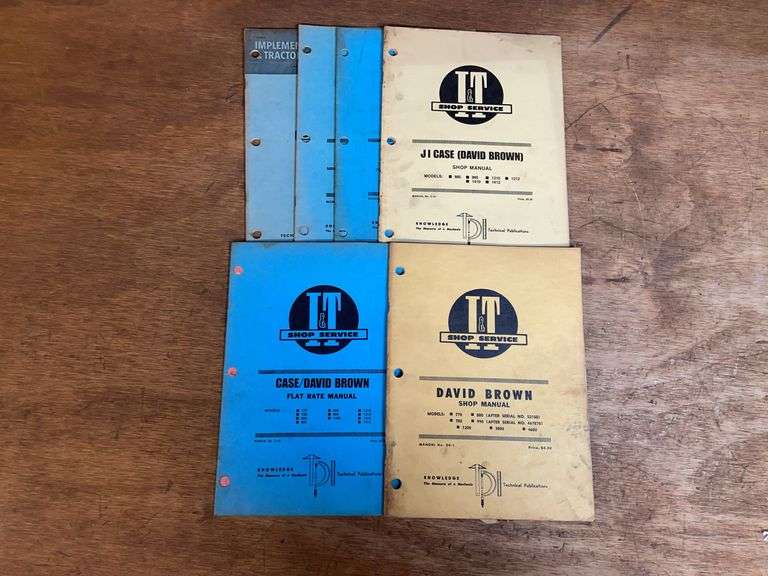 (6) Case + David Brown I&T Manuals image