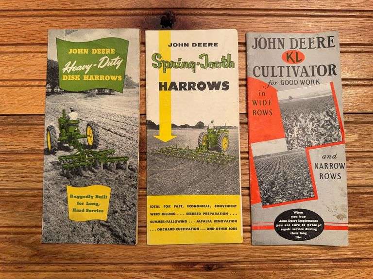 (3) John Deere Sales Literature image