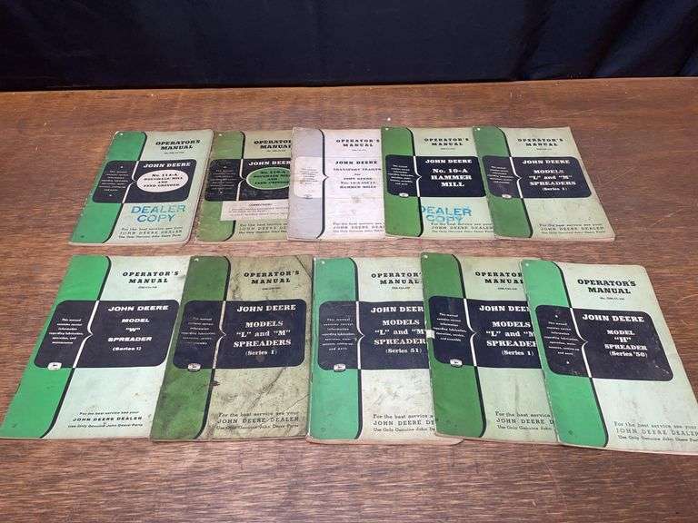 (10) John Deere Manuals image