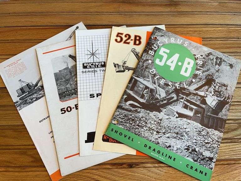 (5) Bucyrus-Erie Sales Literature image