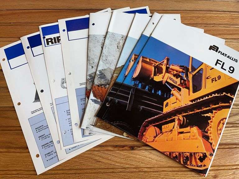 (9) Fiat-Allis Crawler Loader Sales Literature image