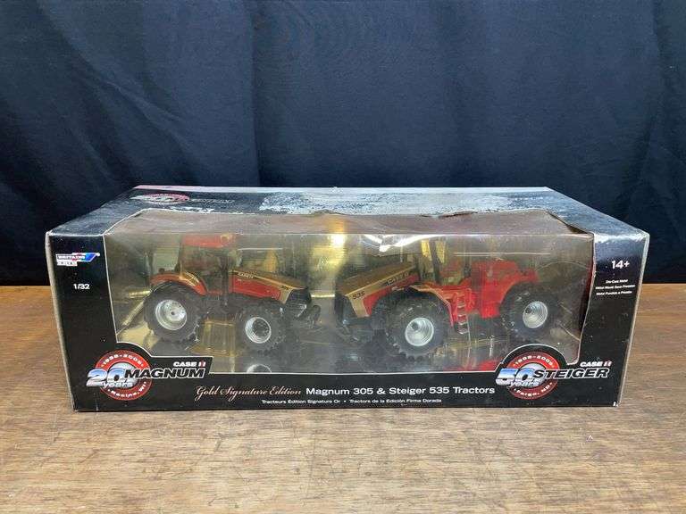 1/32 Case-IH Gold Signature Edition Set NIB Ertl image